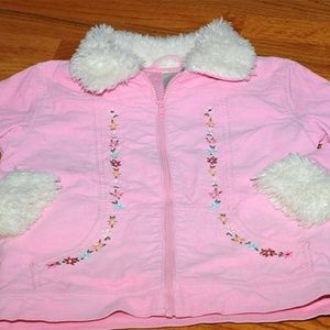 Gymboree Park City Luxe Pink Jacket/Coat sz 12 LNC